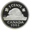 2003 Canada 5-cents Silver Proof