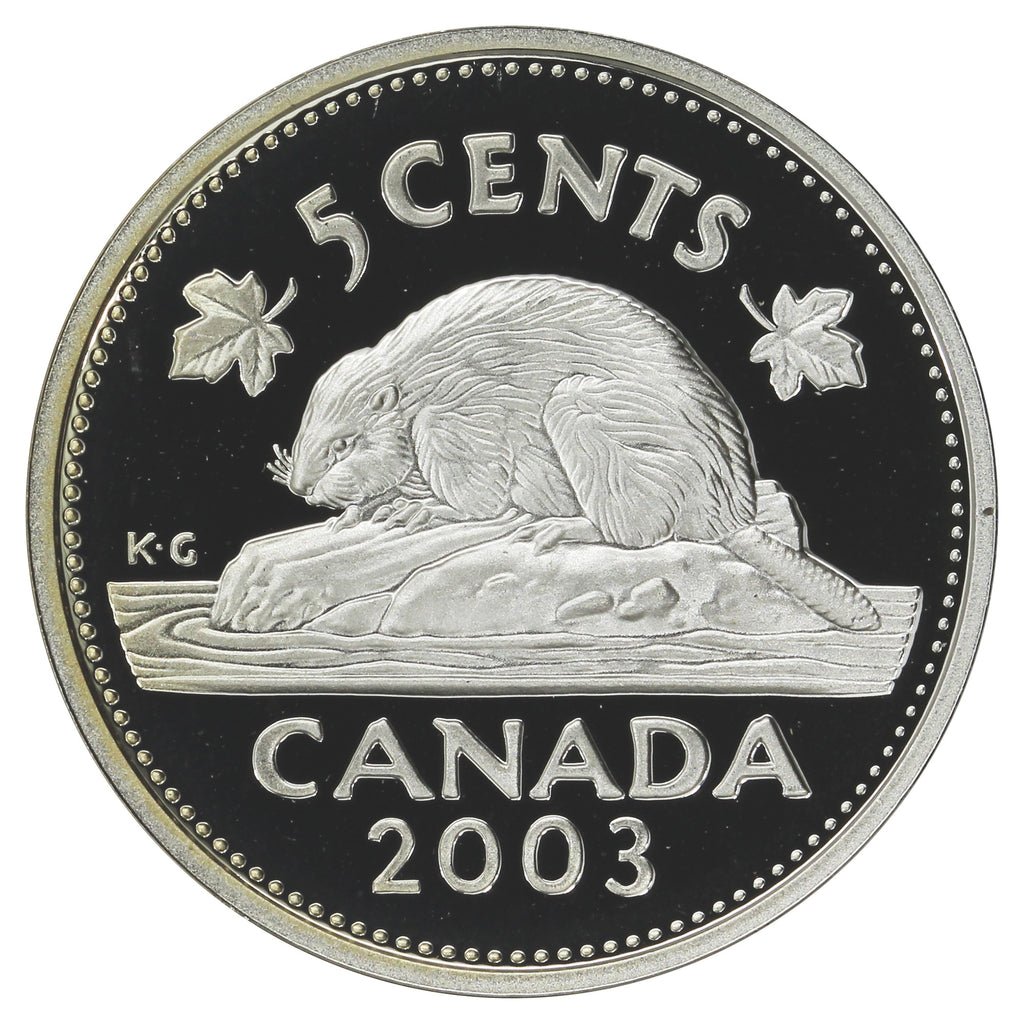 2003 Canada 5-cents Silver Proof