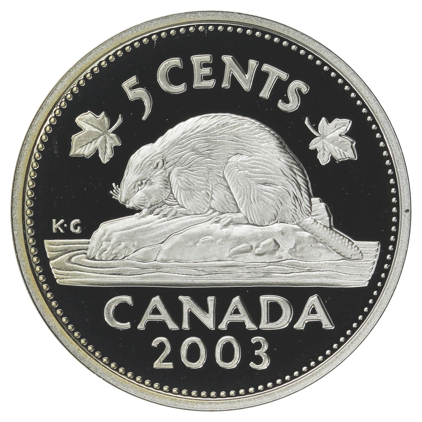 2003 Canada 5-cents Silver Proof