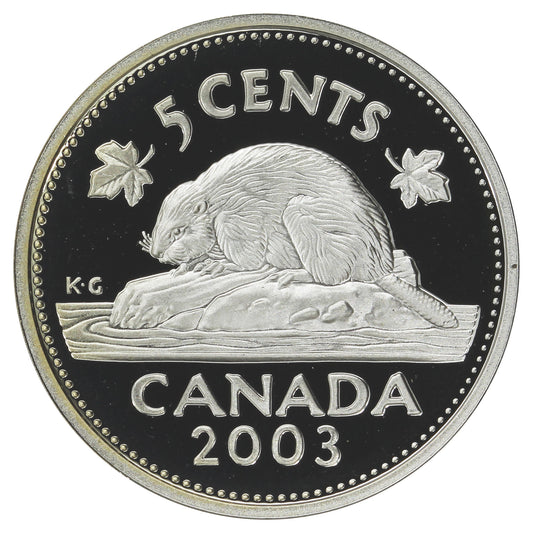 2003 Canada 5-cents Silver Proof