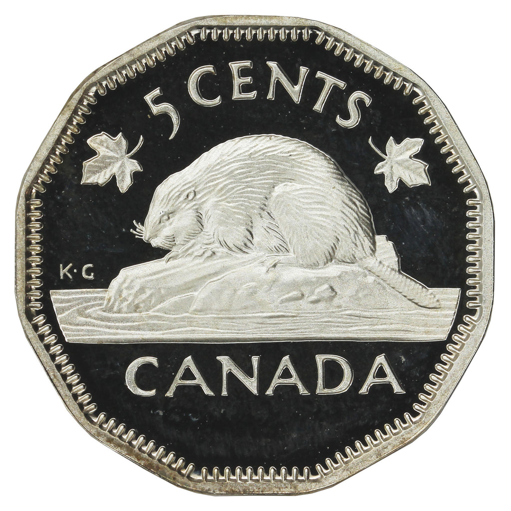 2003 Coronation (1953-2003) Canada 5-cents Silver Proof