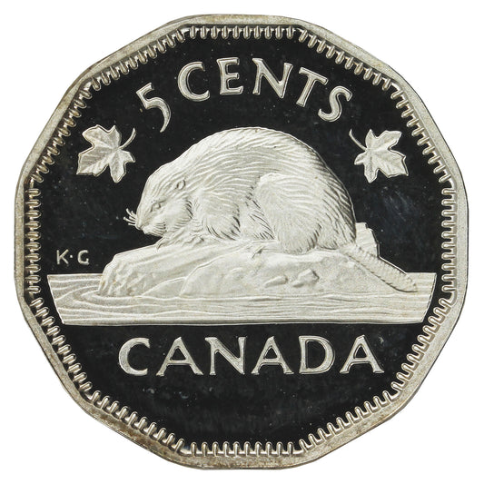 2003 Coronation (1953-2003) Canada 5-cents Silver Proof