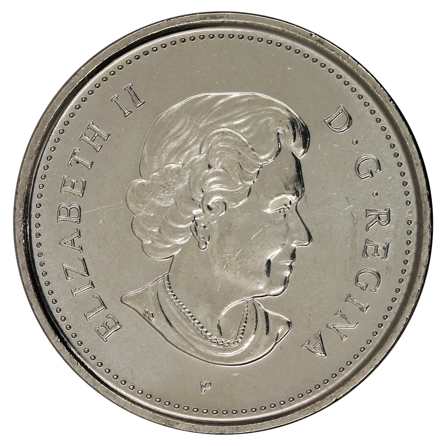 2003P New Effigy Canada 5-cents Brilliant Uncirculated (MS63)