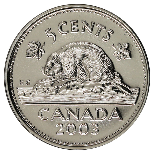 2003P Canada 5-cents Old Effigy Canada 5-cents Proof Like