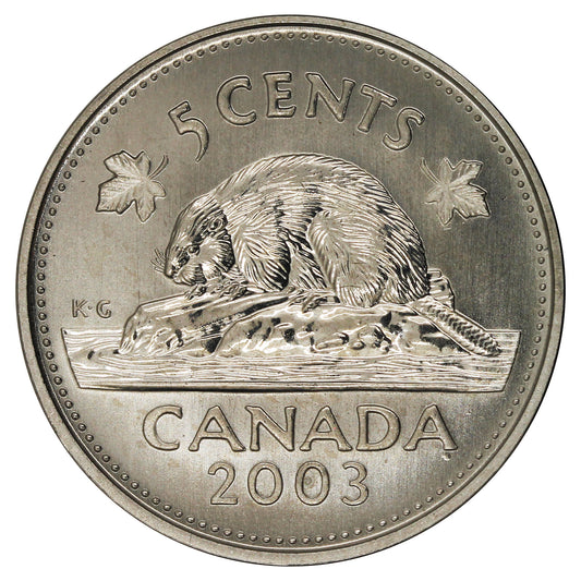 2003P Canada 5-cents Old Effigy Canada 5-cents Specimen