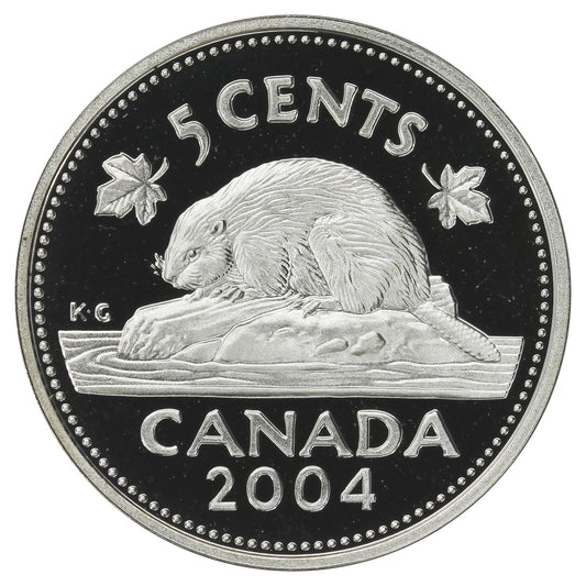 2004 Canada 5-cents Silver Proof
