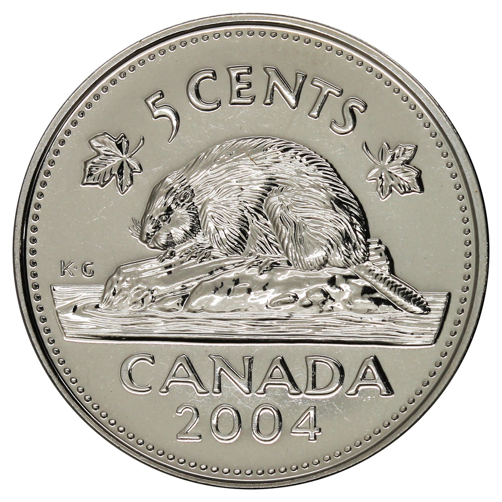 2004P Canada 5-cents Proof Like