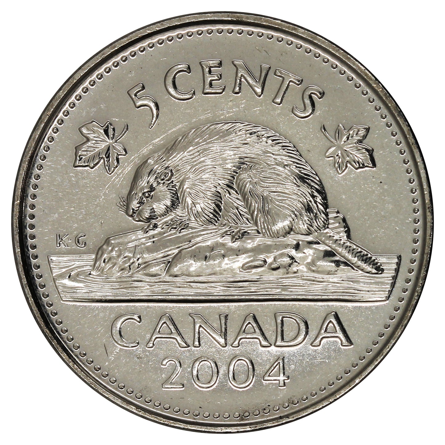2004P Canada 5-cents Brilliant Uncirculated (MS63)