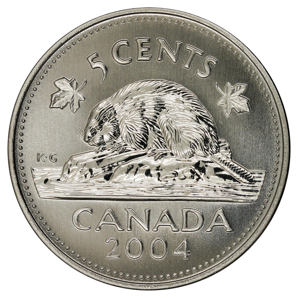 2004P Canada 5-cents Specimen