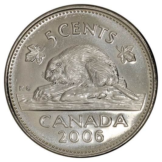 2006 Canada 5-cents Brilliant Uncirculated (MS63)