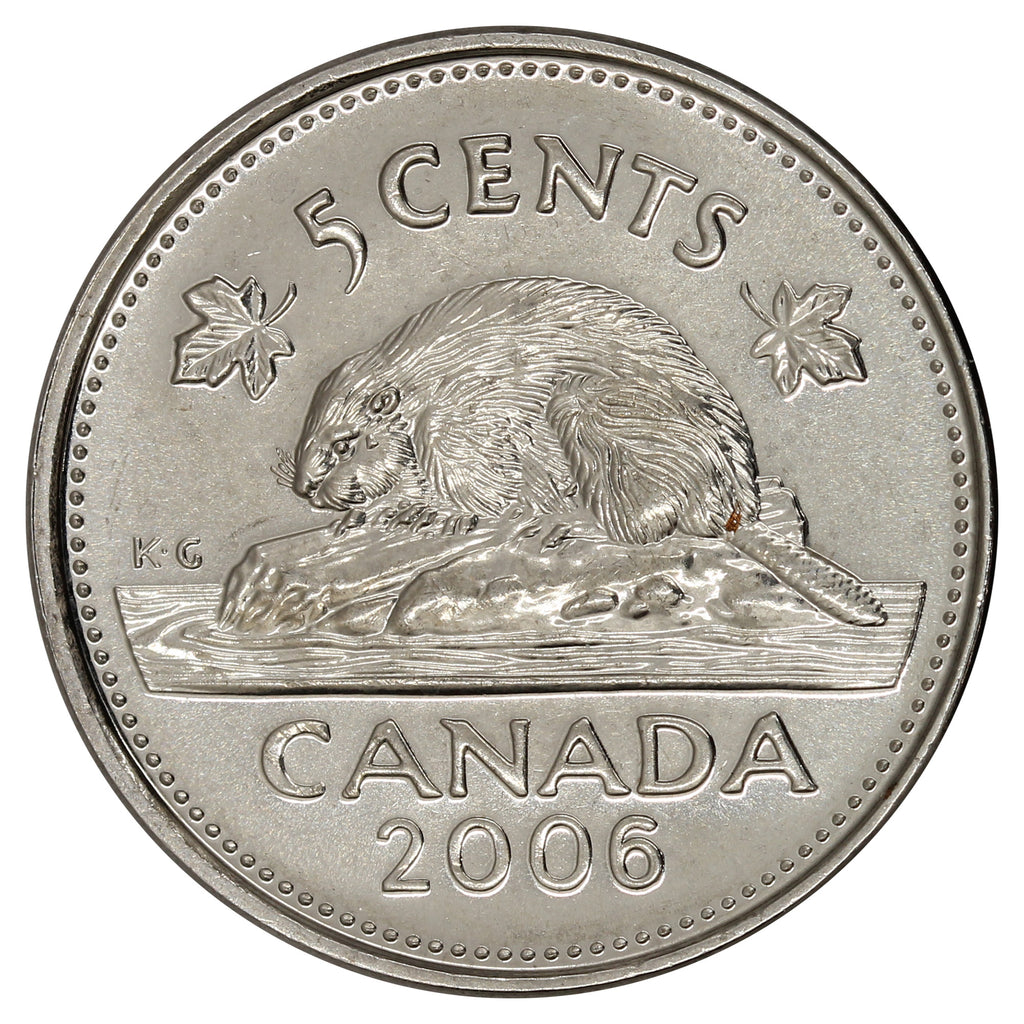 2006 Logo Canada 5-cents Brilliant Uncirculated (MS63)