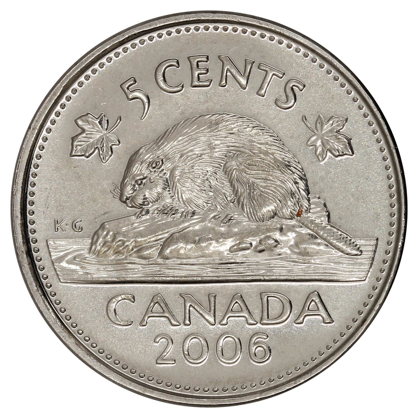 2006 Logo Canada 5-cents Brilliant Uncirculated (MS63)