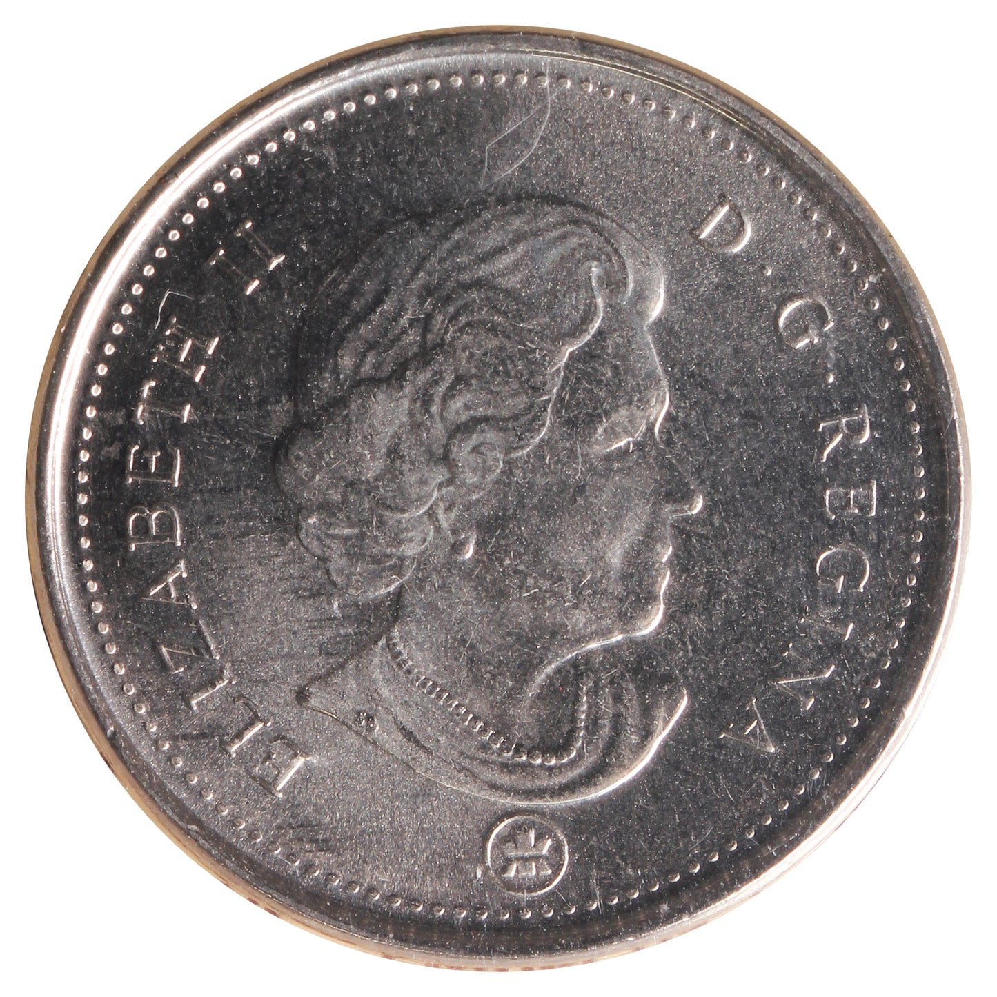 2006 RCM Logo Canada 5-cents ICCS Certified MS66