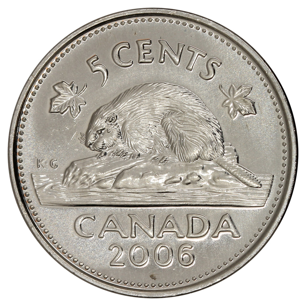 2006P Canada 5-cents Brilliant Uncirculated (MS63)