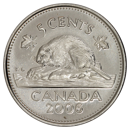 2006P Canada 5-cents Brilliant Uncirculated (MS63)
