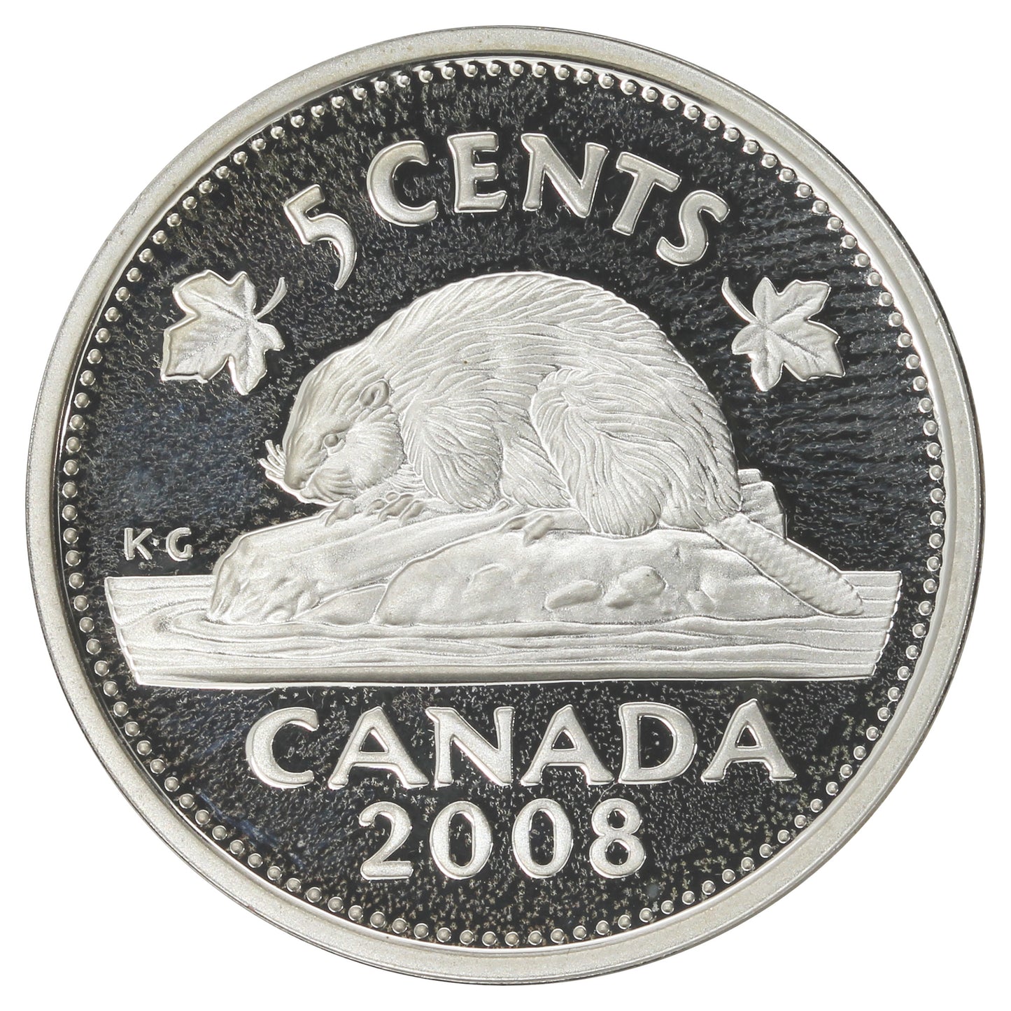 2008 Canada 5-cents Silver Proof