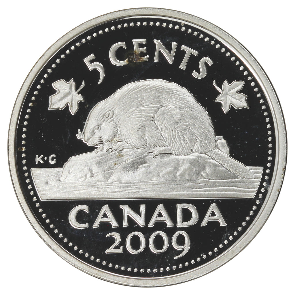 2009 Canada 5-cents Silver Proof