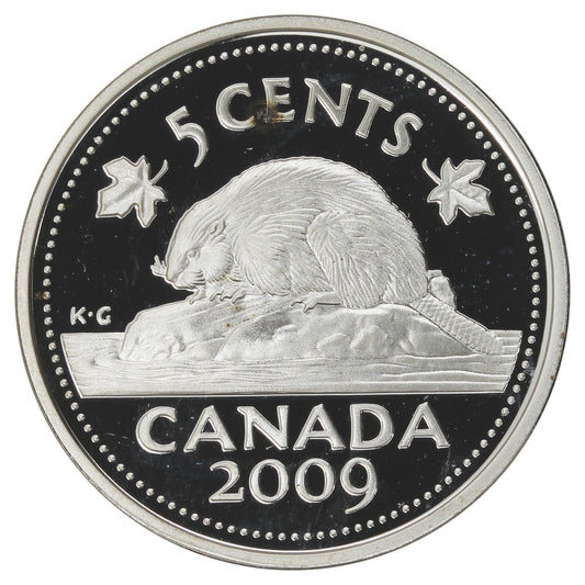 2009 Canada 5-cents Silver Proof