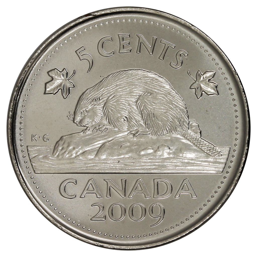 2009 Canada 5-cents Brilliant Uncirculated (MS63)