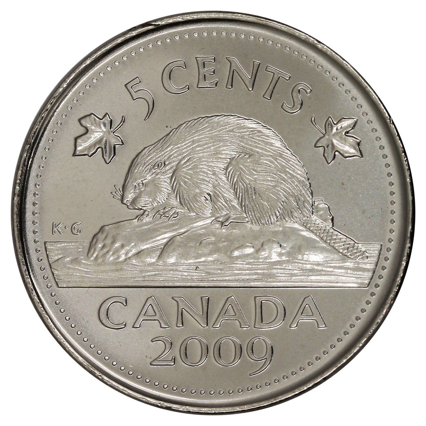 2009 Canada 5-cents Brilliant Uncirculated (MS63)
