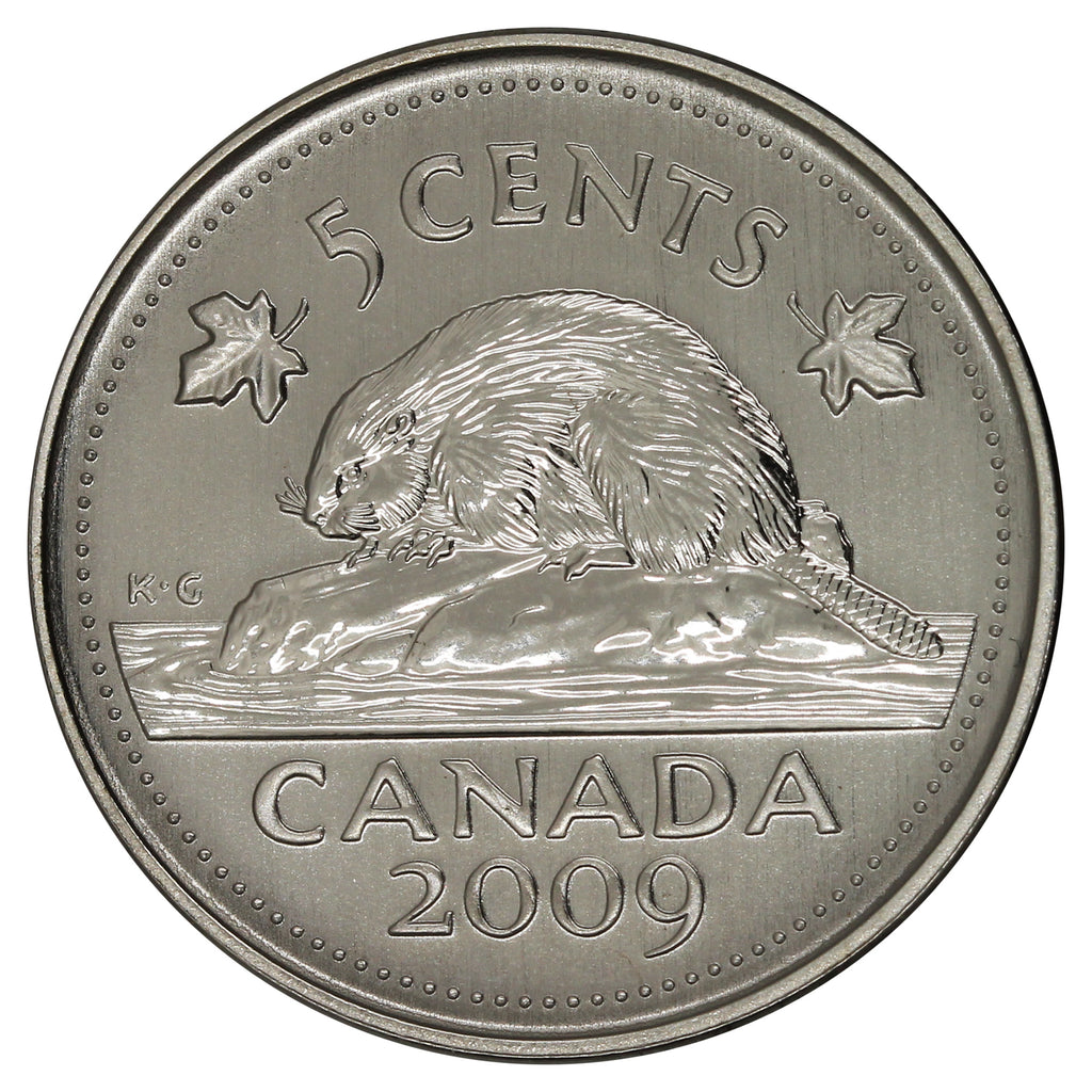 2009 Canada 5-cents Specimen