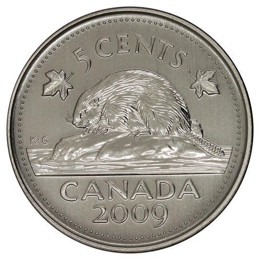 2009 Canada 5-cents Specimen
