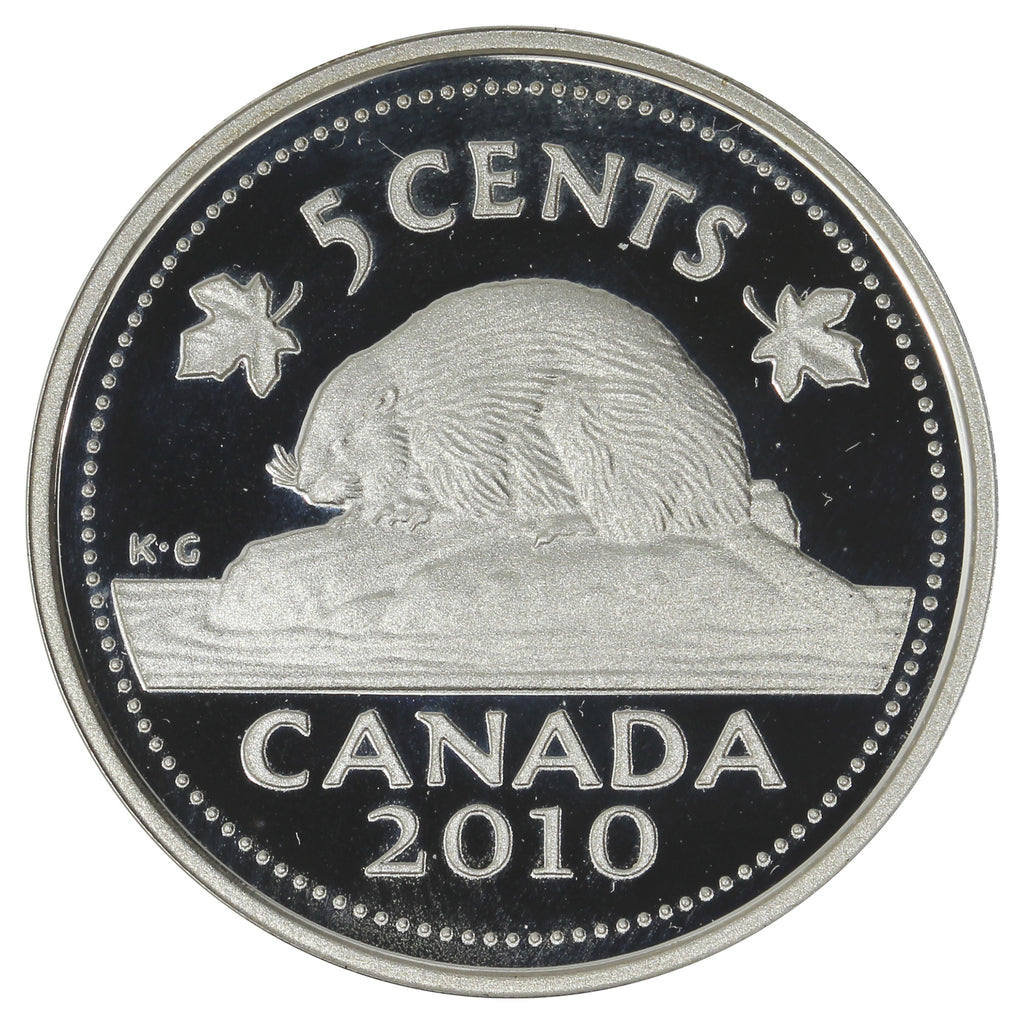 2010 Canada 5-cents Silver Proof