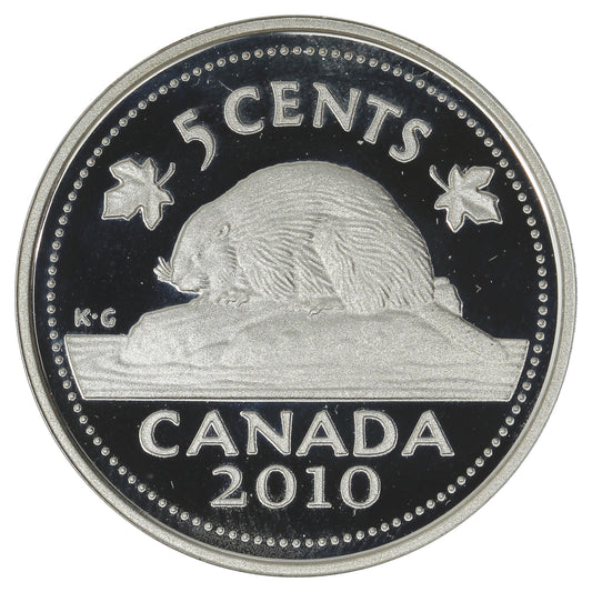 2010 Canada 5-cents Silver Proof