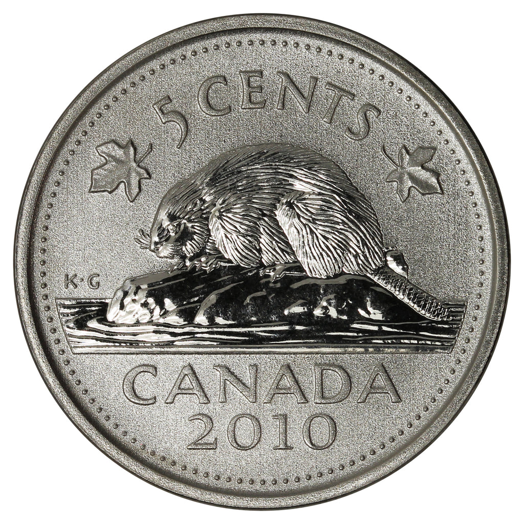 2010 Canada 5-cents Specimen