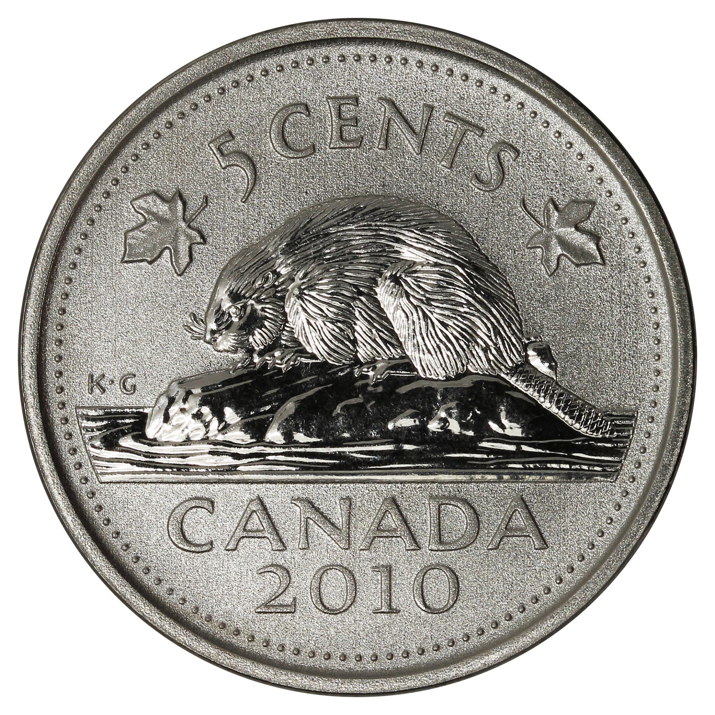 2010 Canada 5-cents Specimen