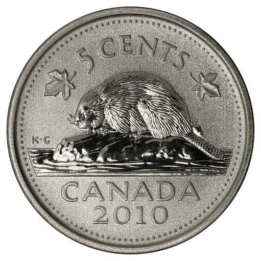 2010 Canada 5-cents Specimen