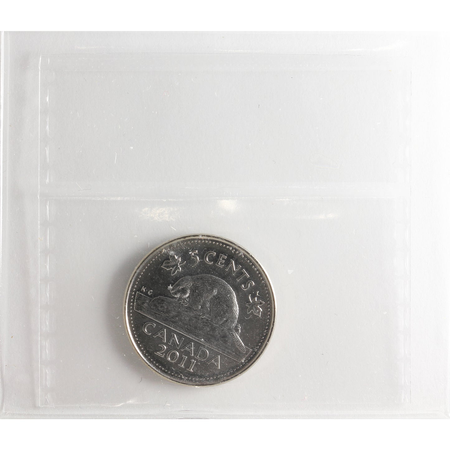 2011 Canada 5-cents ICCS Certified MS66