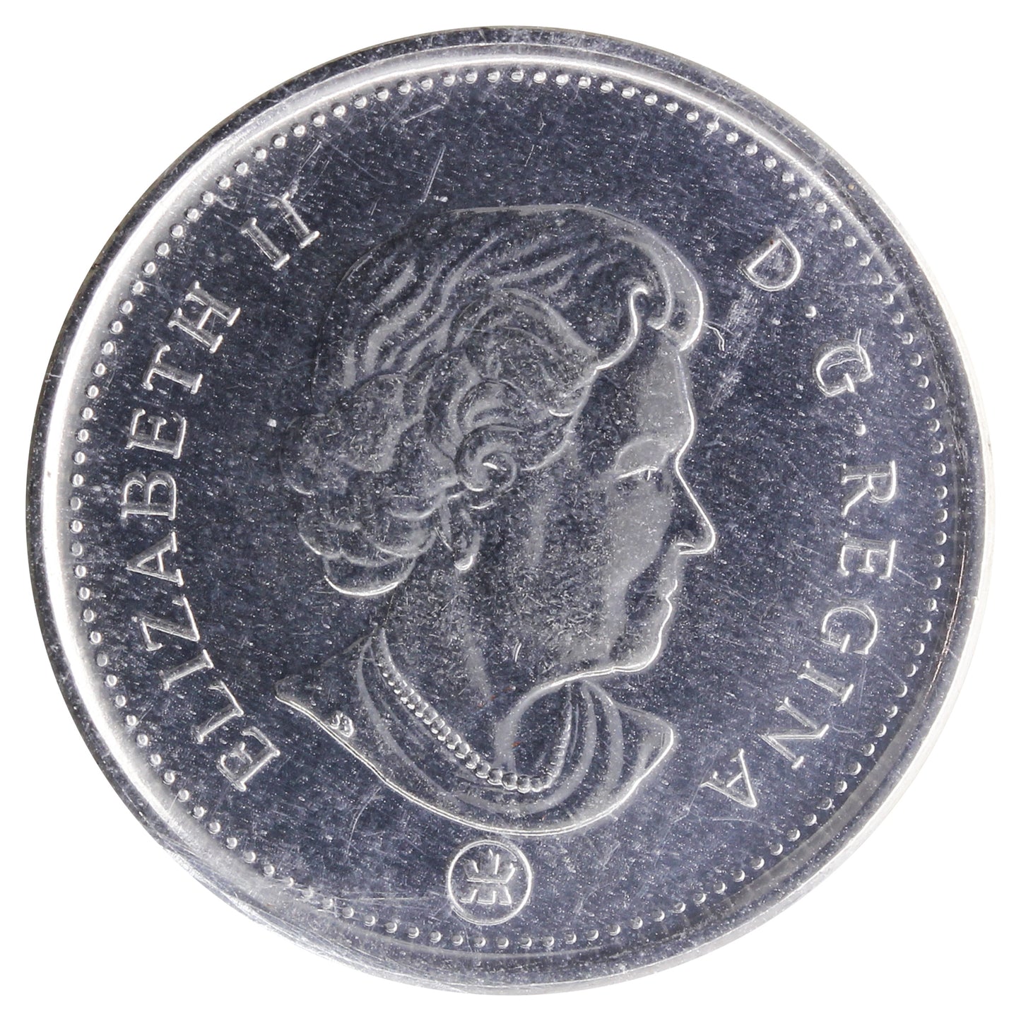2011 Canada 5-cents ICCS Certified MS66