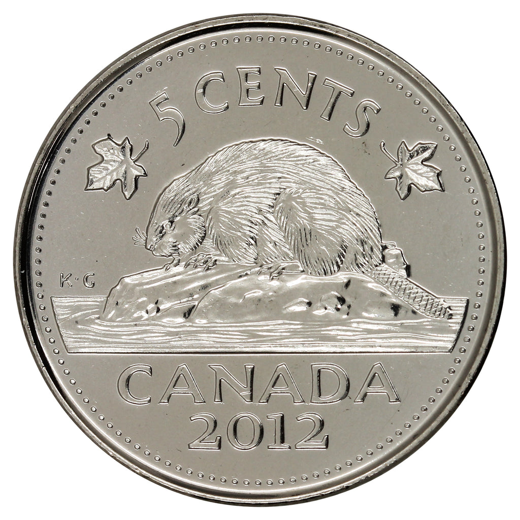 2012 Canada 5-cents Brilliant Uncirculated (MS-63)