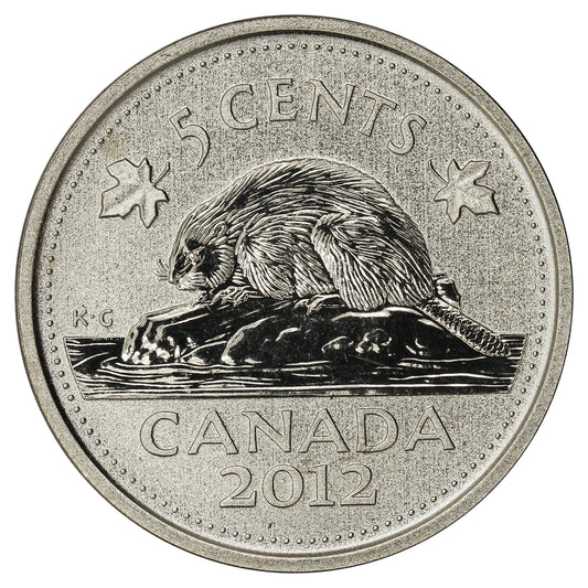 2012 Canada 5-cents Specimen