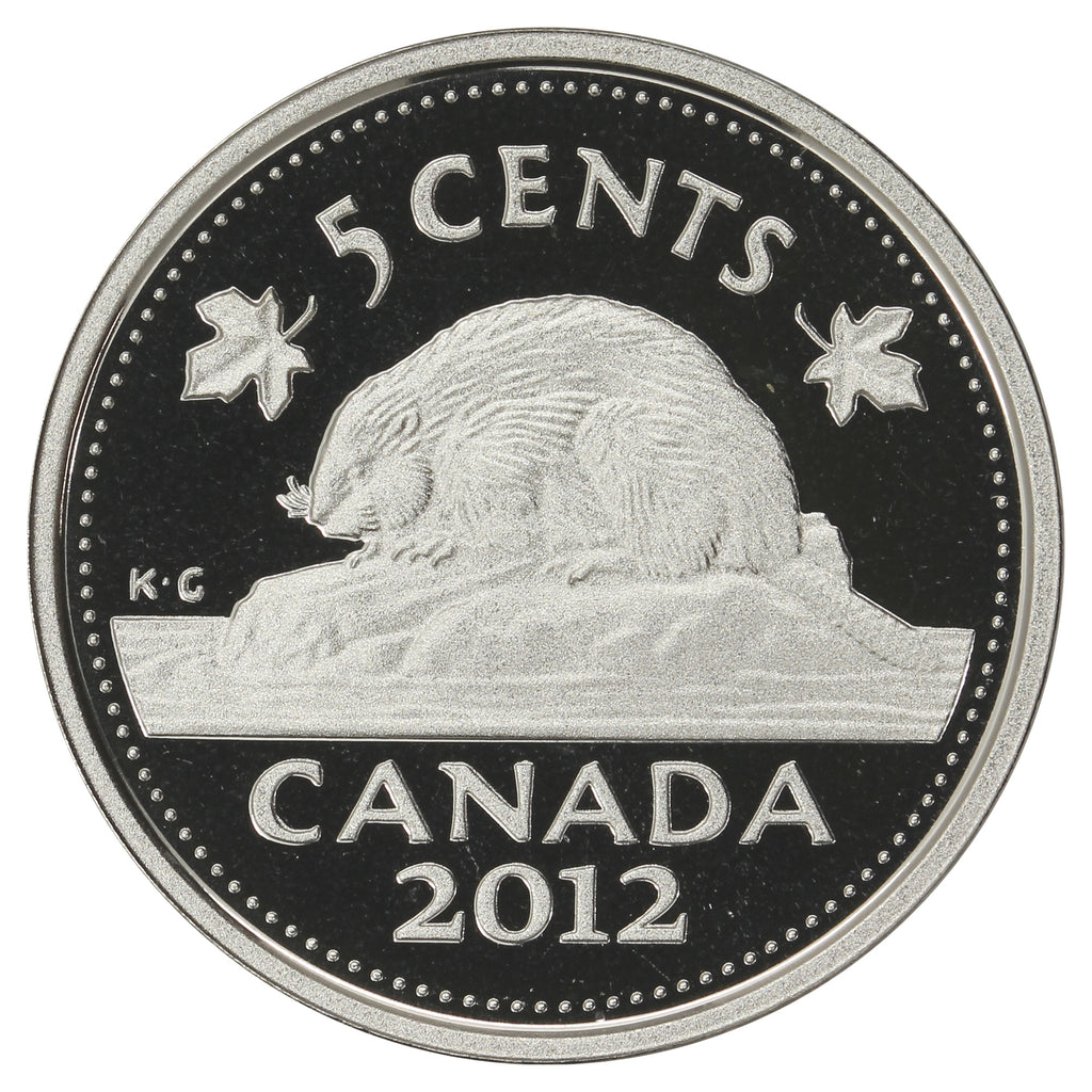 2012 Canada 5-cents Proof (non-silver)