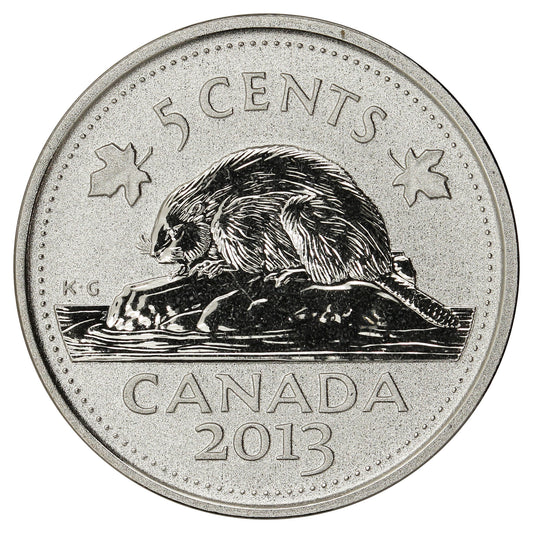 2013 Canada 5-cents Specimen