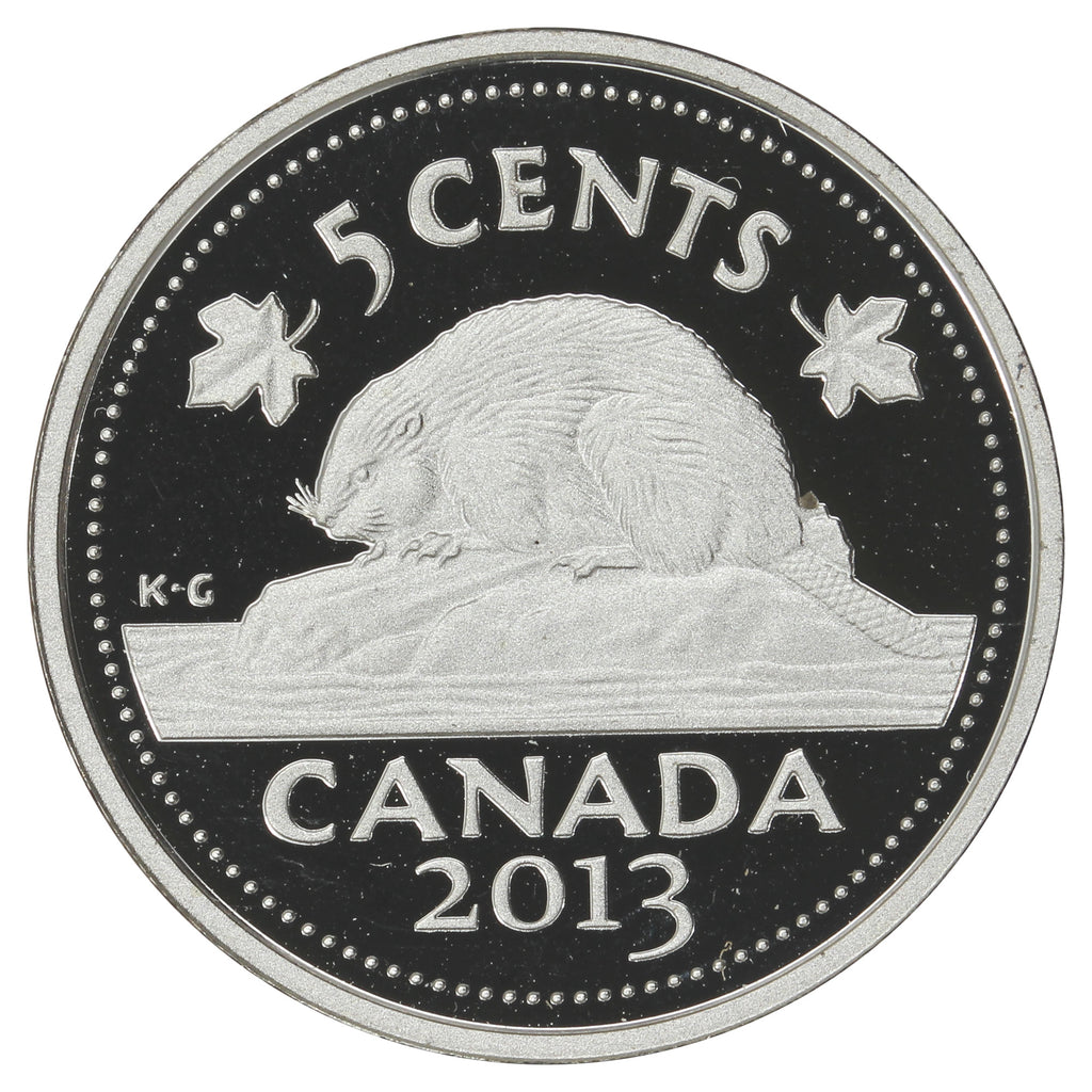 2013 Canada 5-cents Silver Proof (No Tax)