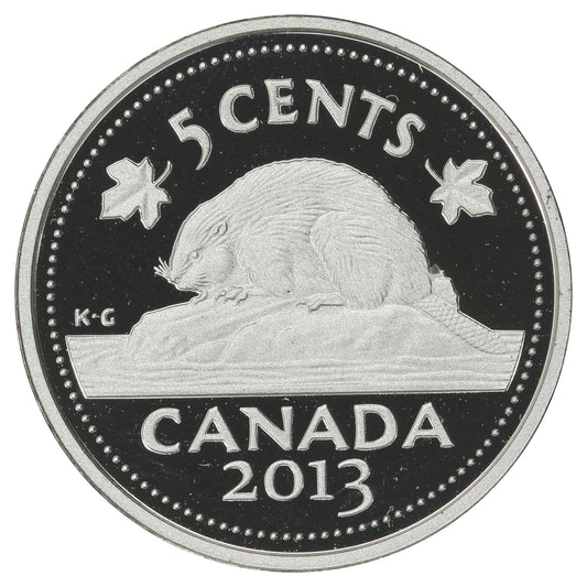 2013 Canada 5-cents Silver Proof (No Tax)