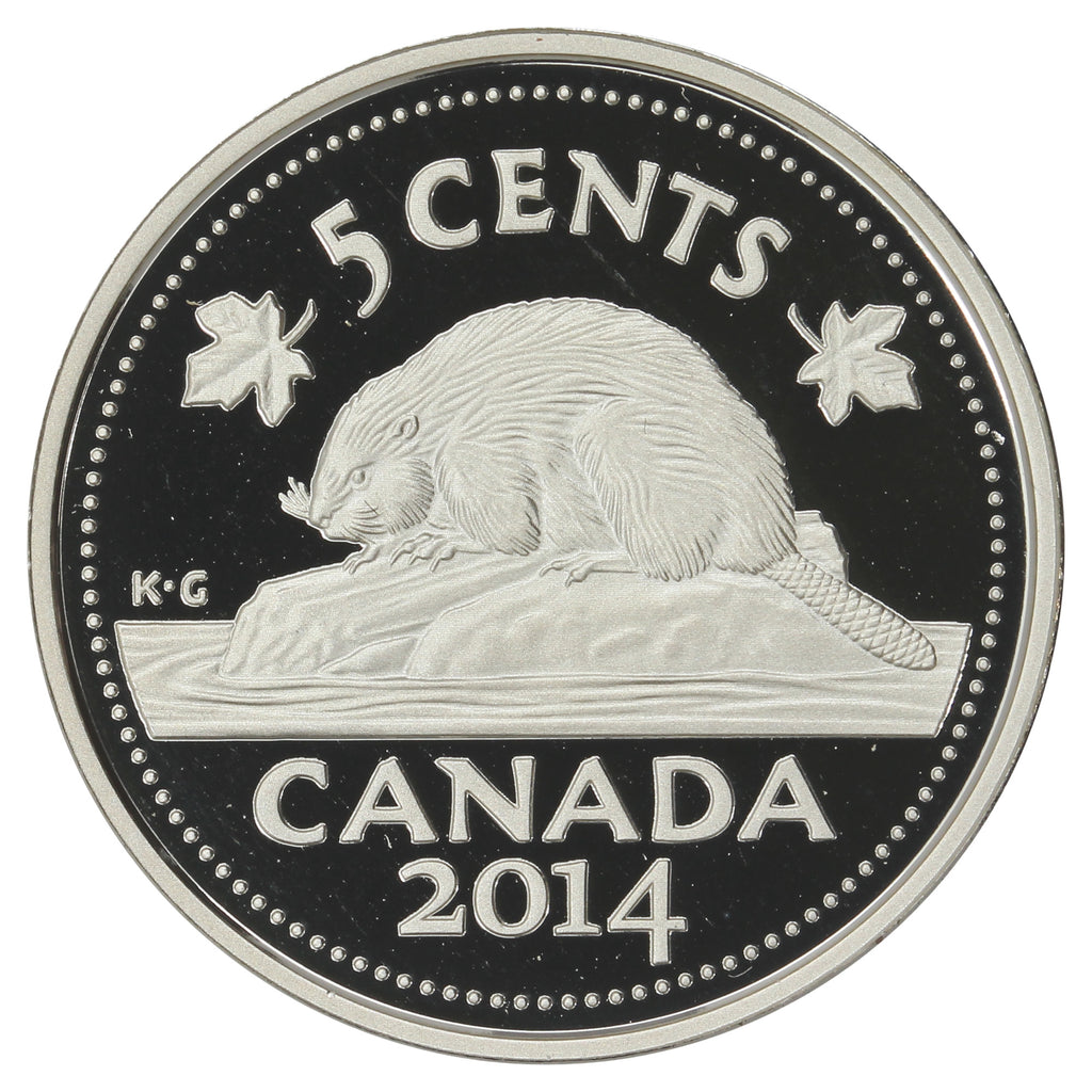 2014 Canada 5-cents Silver Proof (No Tax)