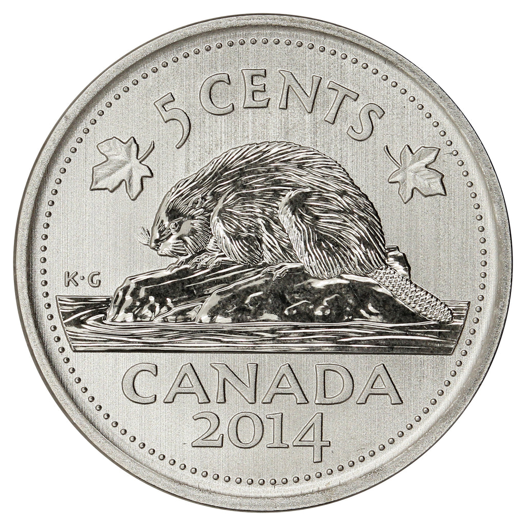 2014 Canada 5-cents Specimen