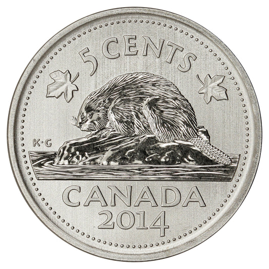 2014 Canada 5-cents Specimen