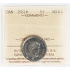 2014 Canada 5-cents ICCS Certified MS65