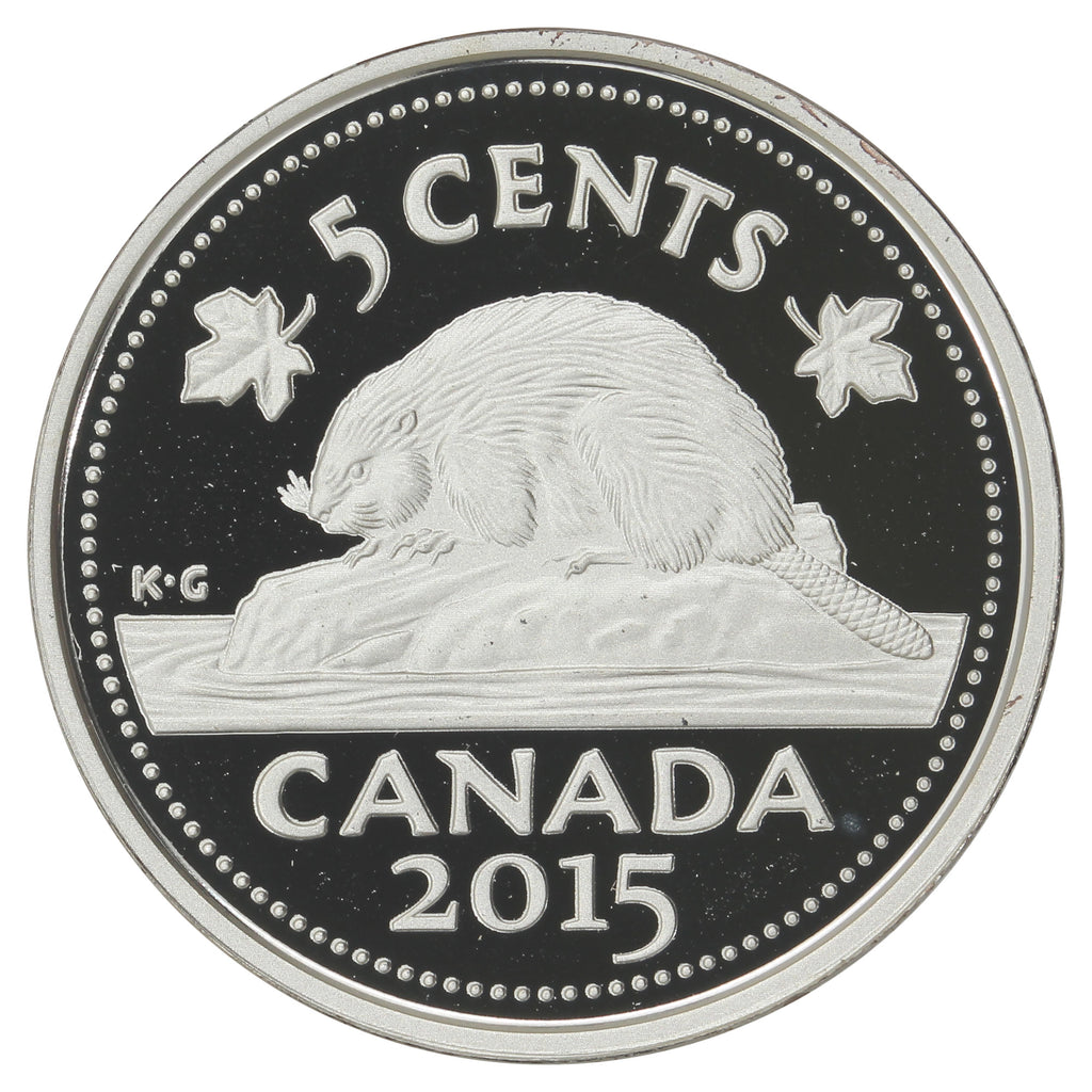 2015 Canada 5-cents Silver Proof (No Tax)