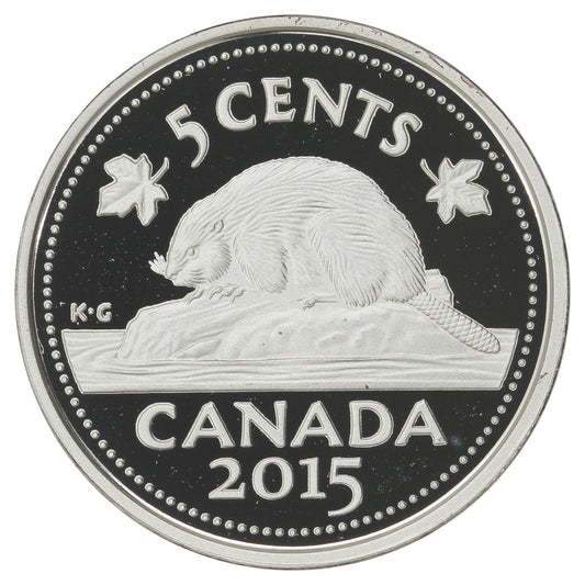 2015 Canada 5-cents Silver Proof (No Tax)