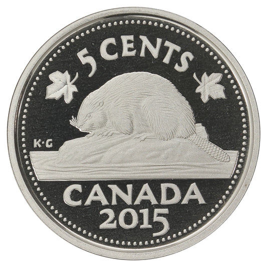 2015 Canada 5-cents Proof (non-silver)