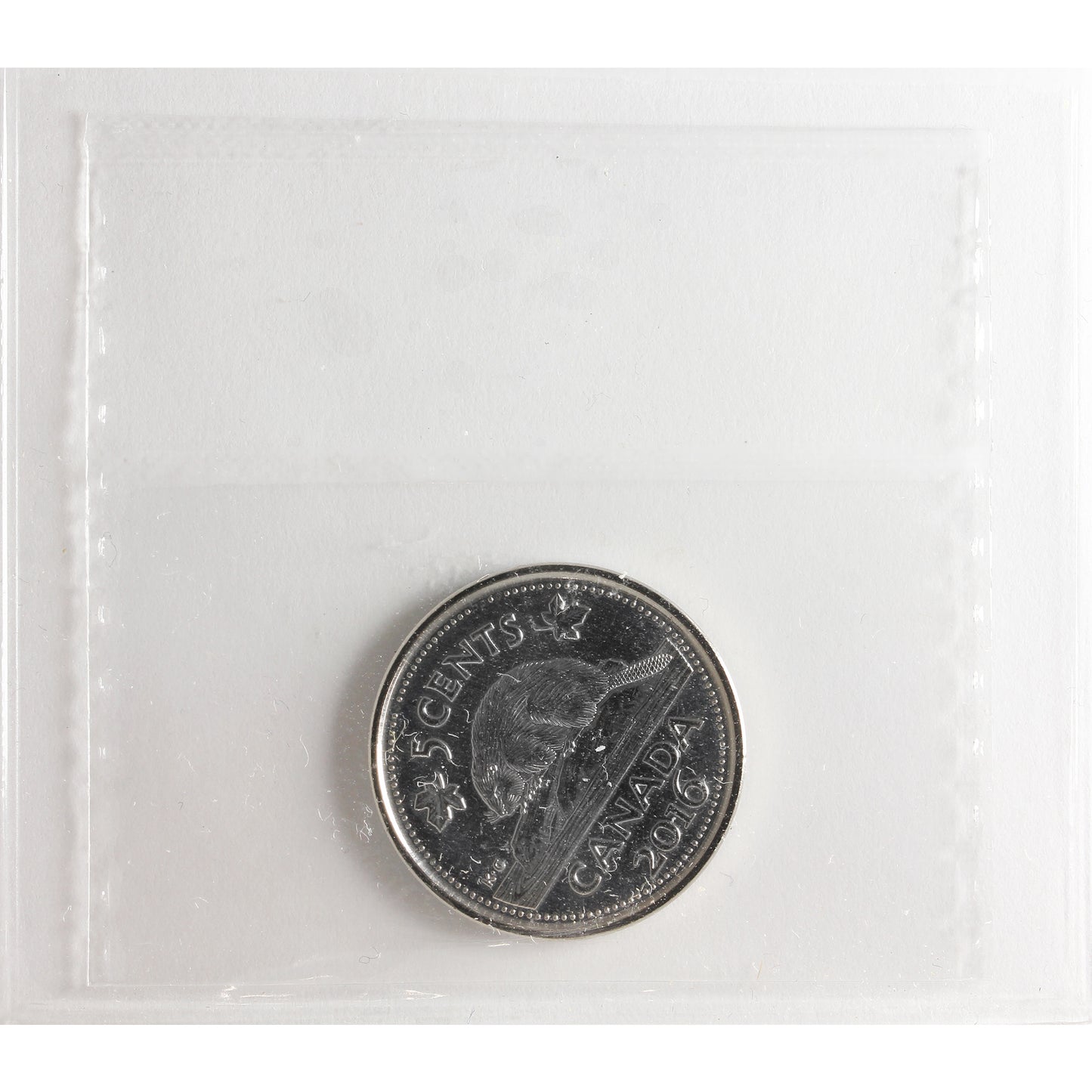2016 Canada 5-cents ICCS Certified MS66