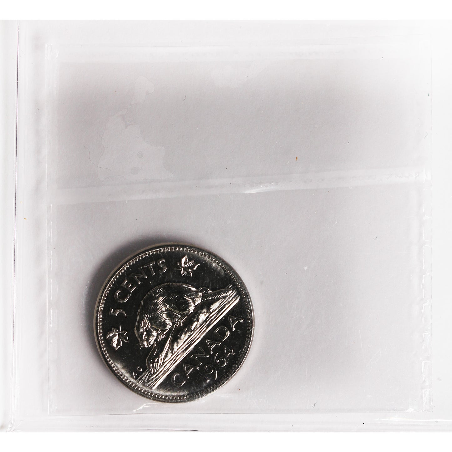 1964 Canada 5-cents ICCS Certified PL65 Heavy Cameo
