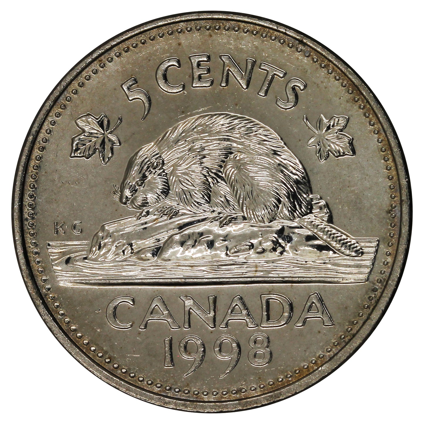 1998 Canada 5-cents Brilliant Uncirculated (MS63)