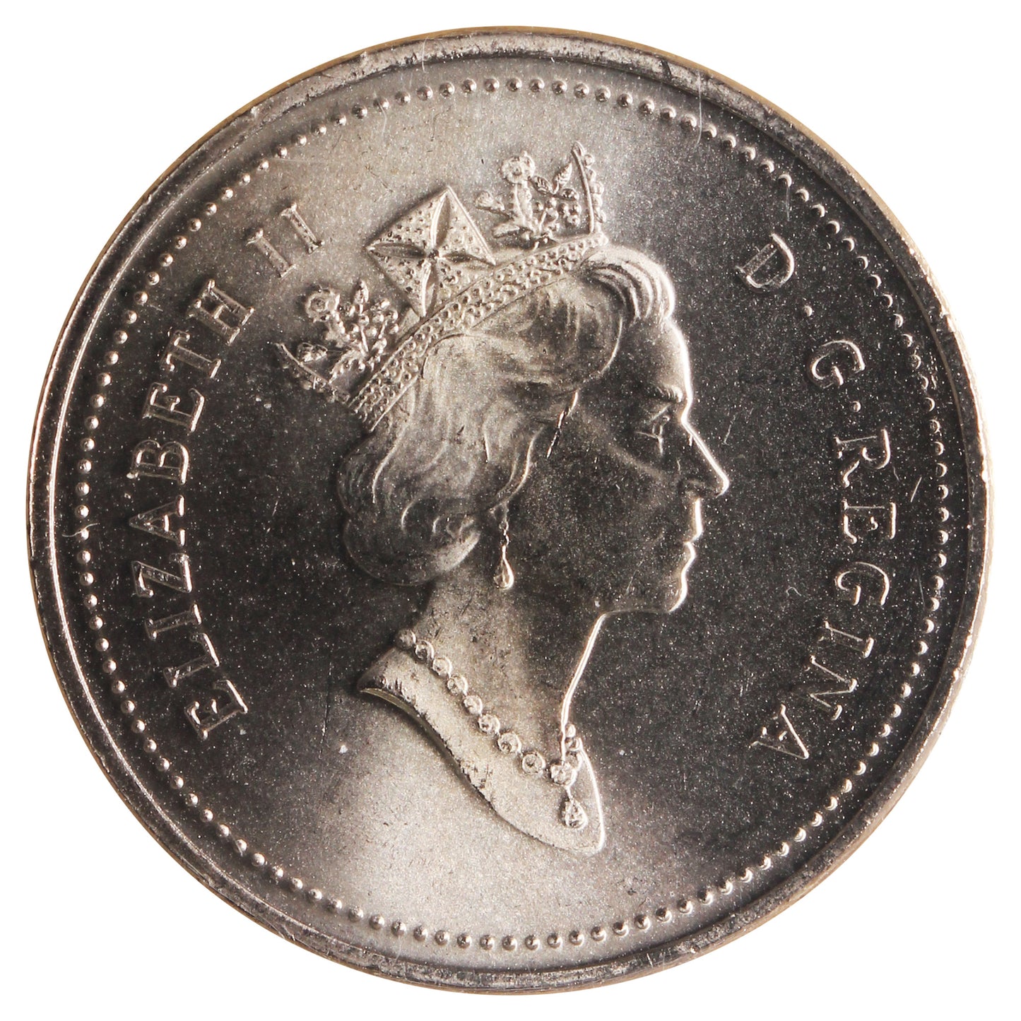 1998 Canada 5-cents ICCS Certified MS65